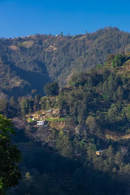 Travel view of Mussoorie, Uttarakhand