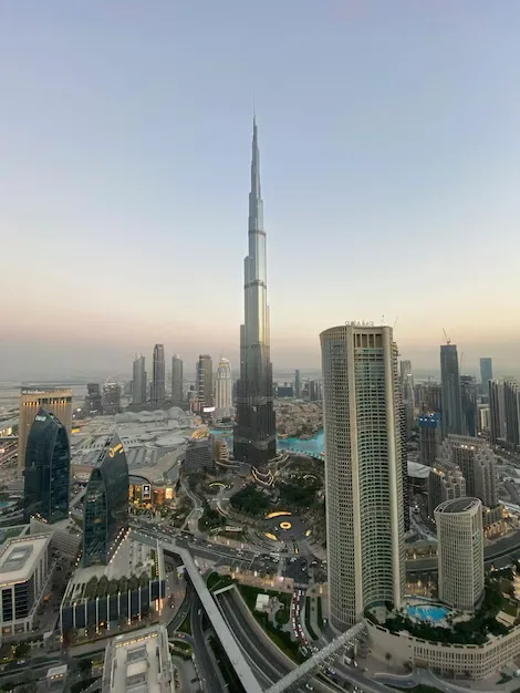 Travel view of Dubai, United Arab Emirates
